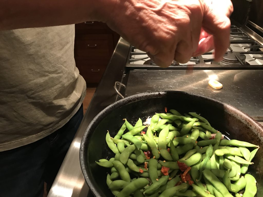 Quick and Easy Seared Edamame