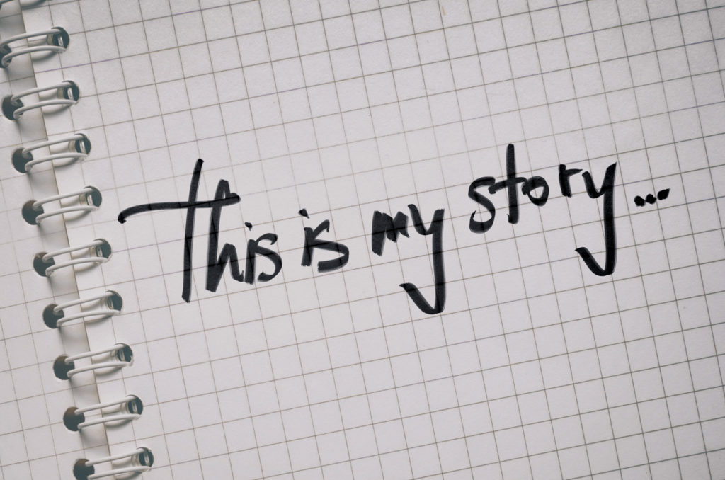 "This is my story." The goal of the 4 easy steps to starting over.